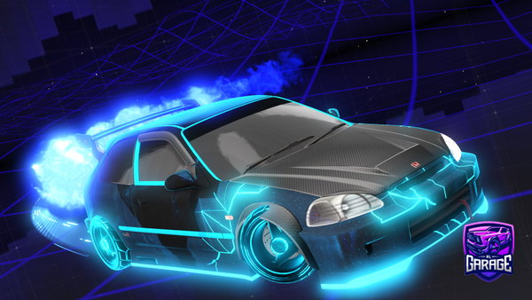 A Rocket League car design from JulianBee018