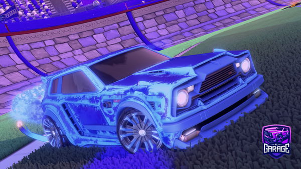 A Rocket League car design from Game-rik