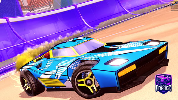 A Rocket League car design from gamingskater2012