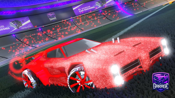 A Rocket League car design from player12445