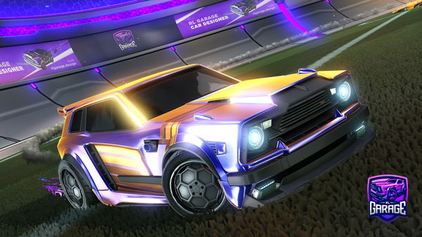 A Rocket League car design from Huvz