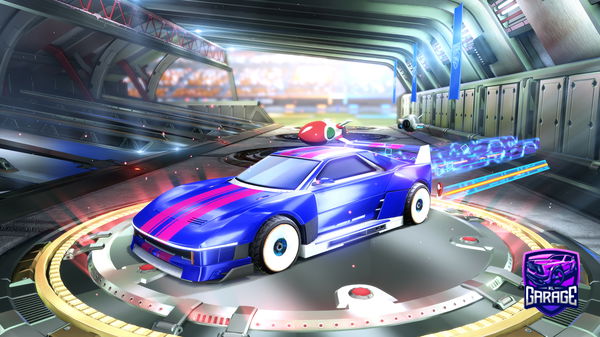 A Rocket League car design from NachoNutria