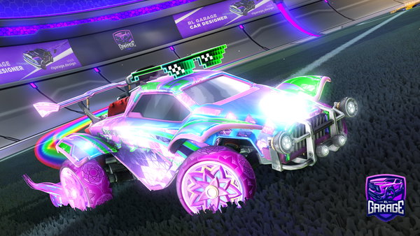 A Rocket League car design from Dylan2000YT