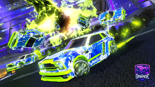 A Rocket League car design from GG_Rookie-