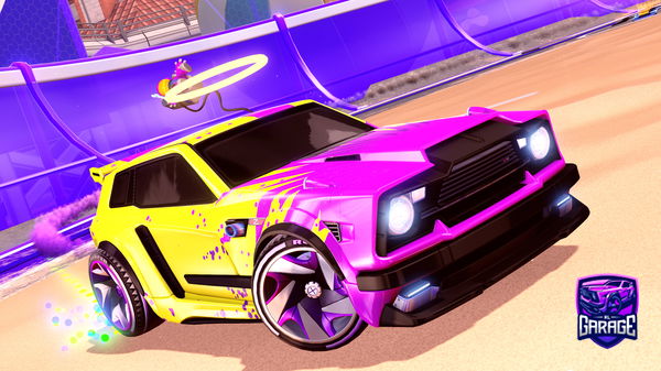 A Rocket League car design from SideShowQ