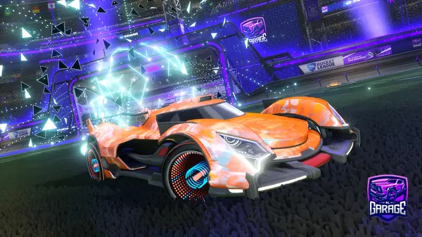 A Rocket League car design from animeexofi