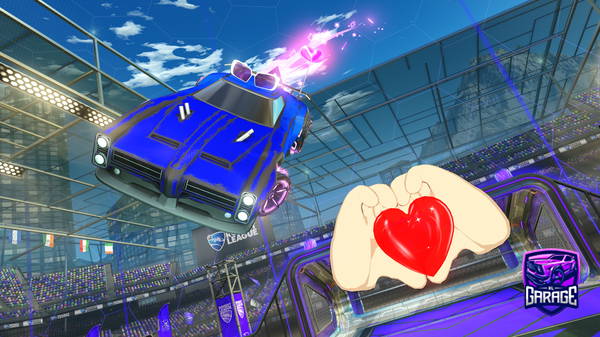 A Rocket League car design from TopBinner