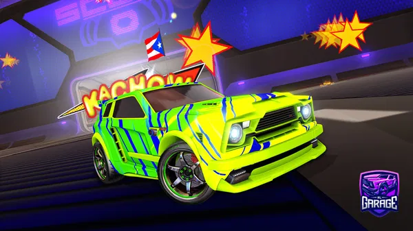 A Rocket League car design from YMARTINEZ3
