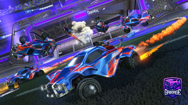 A Rocket League car design from Gupadre