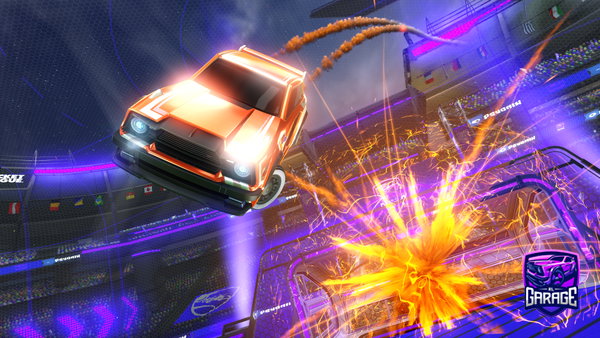 A Rocket League car design from Ellis1963onXbox
