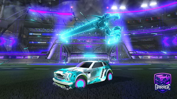 A Rocket League car design from FDFluu