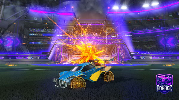 A Rocket League car design from matelkoboy