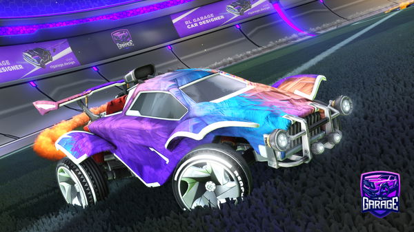 A Rocket League car design from XdFaded21