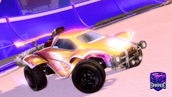 A Rocket League car design from Charsoo