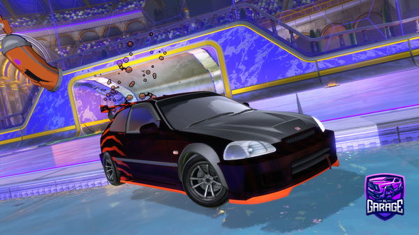 A Rocket League car design from IceDragon7972
