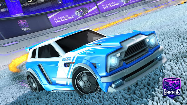 A Rocket League car design from LucasPut