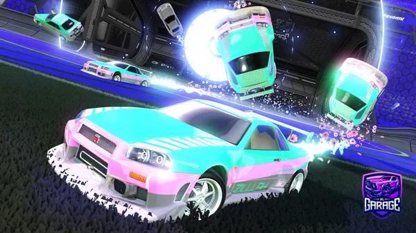 A Rocket League car design from Baranpdw