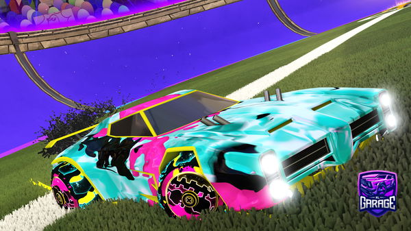 A Rocket League car design from ztune