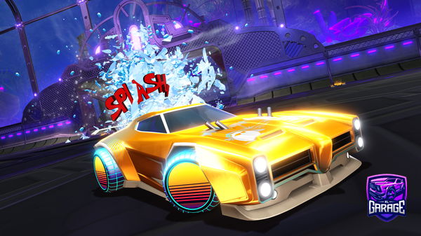 A Rocket League car design from IShowHamzah