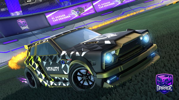 A Rocket League car design from Martybrewster