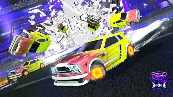 A Rocket League car design from Elinnnnnn
