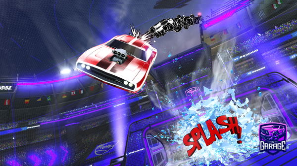 A Rocket League car design from Ryusama