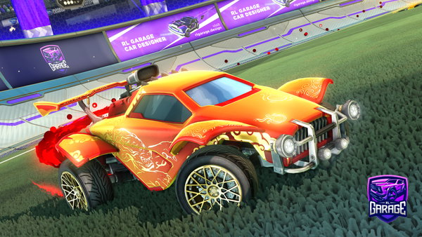 A Rocket League car design from TFP_Alex78x