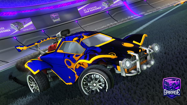 A Rocket League car design from Wizzy_61