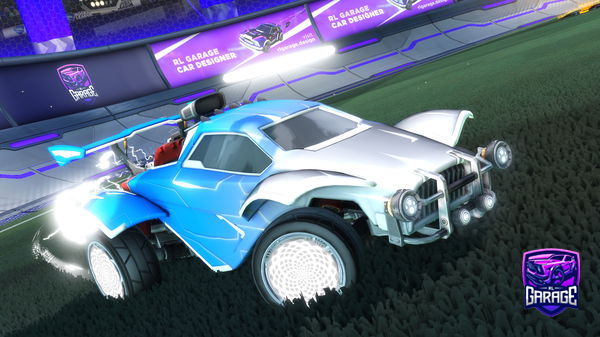 A Rocket League car design from R04d2wh1t30ct4n3