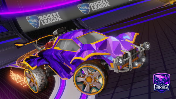 A Rocket League car design from LouDergon
