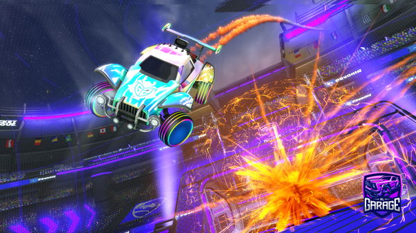 A Rocket League car design from npolidore22