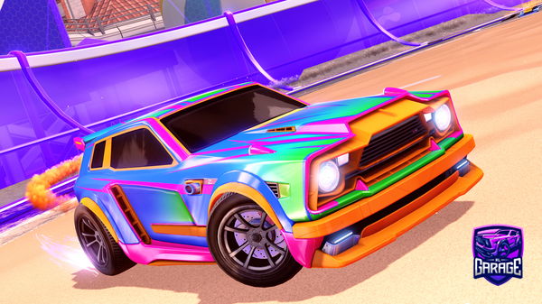 A Rocket League car design from Parallax_Max