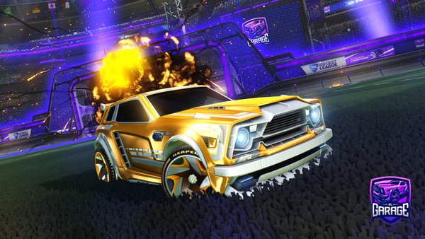 A Rocket League car design from Romansssen