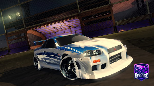 A Rocket League car design from SwaggerZara
