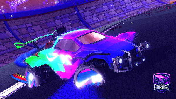 A Rocket League car design from Ninja4