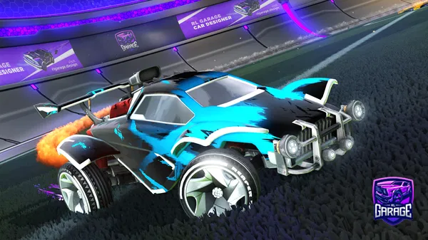 A Rocket League car design from Aidopotato222