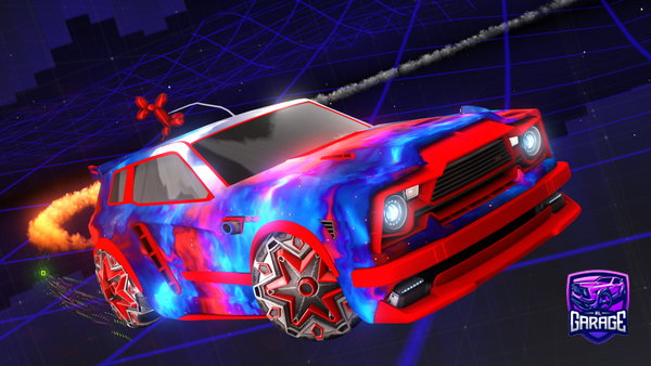 A Rocket League car design from FIGHTER8929FDM