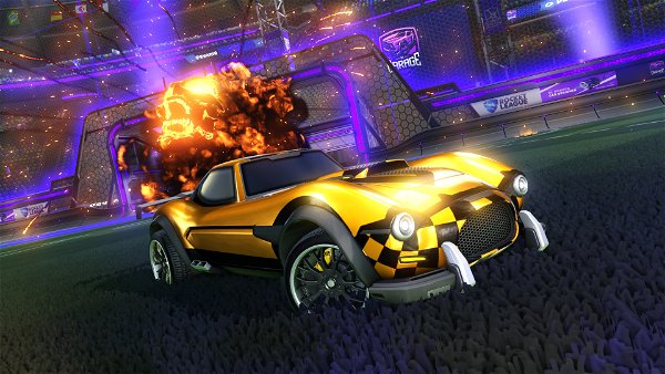A Rocket League car design from DragonSlay