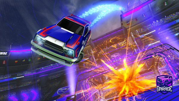 A Rocket League car design from trueoffense02