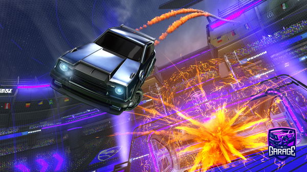 A Rocket League car design from aova