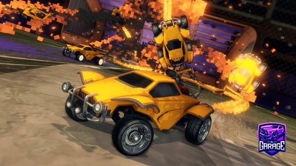 A Rocket League car design from mrelink