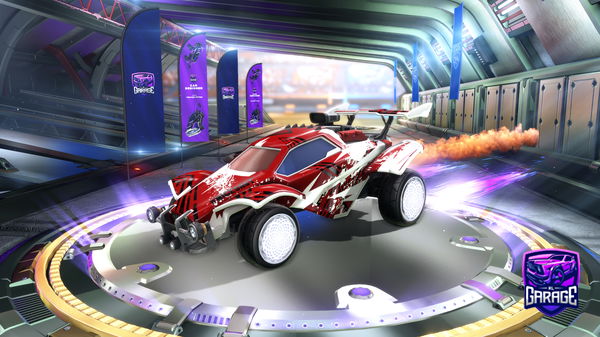 A Rocket League car design from BikerKing