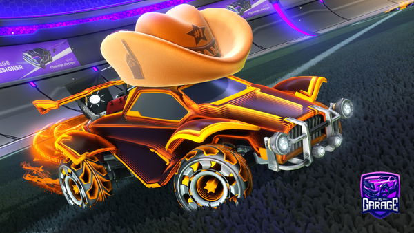 A Rocket League car design from BINBOO132