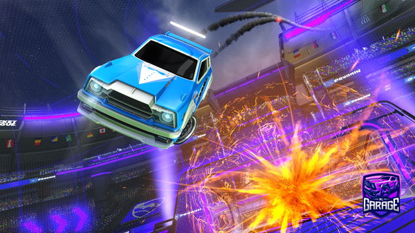 A Rocket League car design from barecat