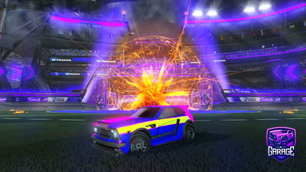 A Rocket League car design from Thets02