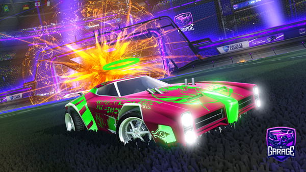 A Rocket League car design from Plenktton