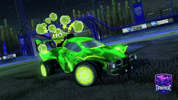 A Rocket League car design from Freederty