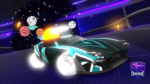 A Rocket League car design from TopBinner