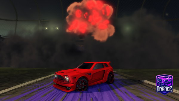 A Rocket League car design from H3ROICM4N