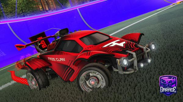 A Rocket League car design from SpaceDripSea69
